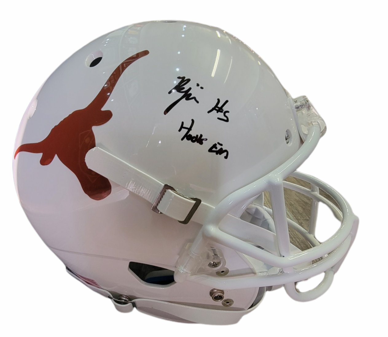 Bijan Robinson Autographed Texas Longhorns Mini Helmet – Beckett